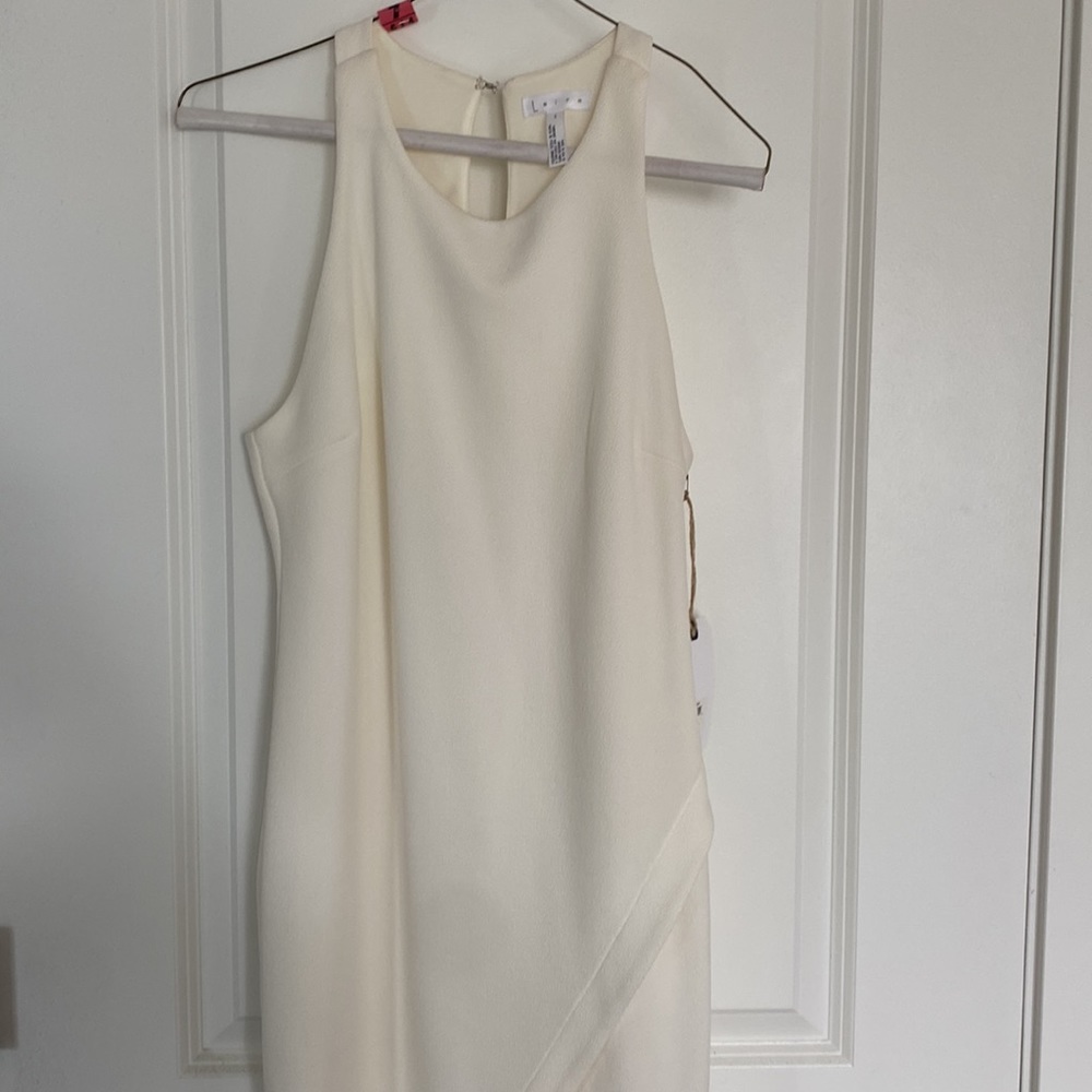 Halter Neckline Cream Dress- Never Worn